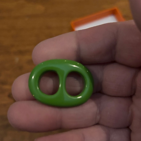 Hermes set of 2 Chain d’ancre scarf rings - Picture 4 of 6